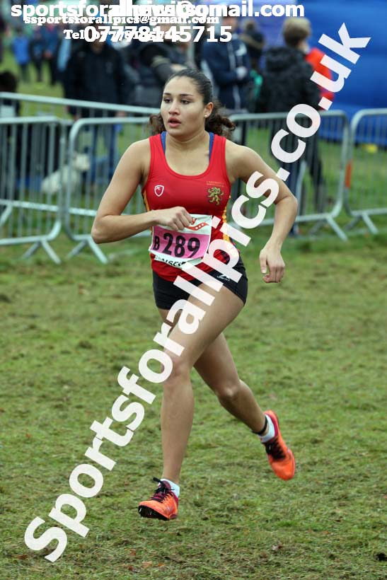 Womens junior National Cross Country Relay, Berry Hill Park, Mansfield. Photo:  David T. Hewitson/Sports for All Pics